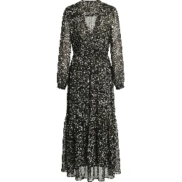 Briane Crinkled Chiffon Dress