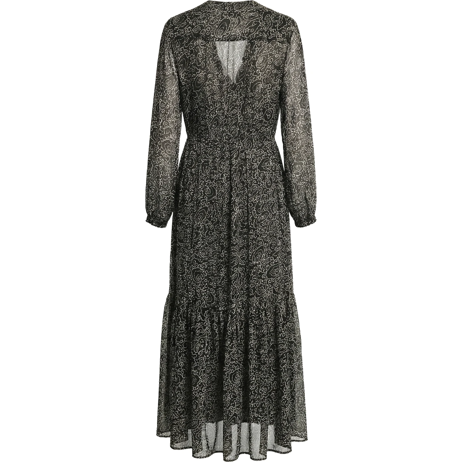 Briane Crinkled Chiffon Dress