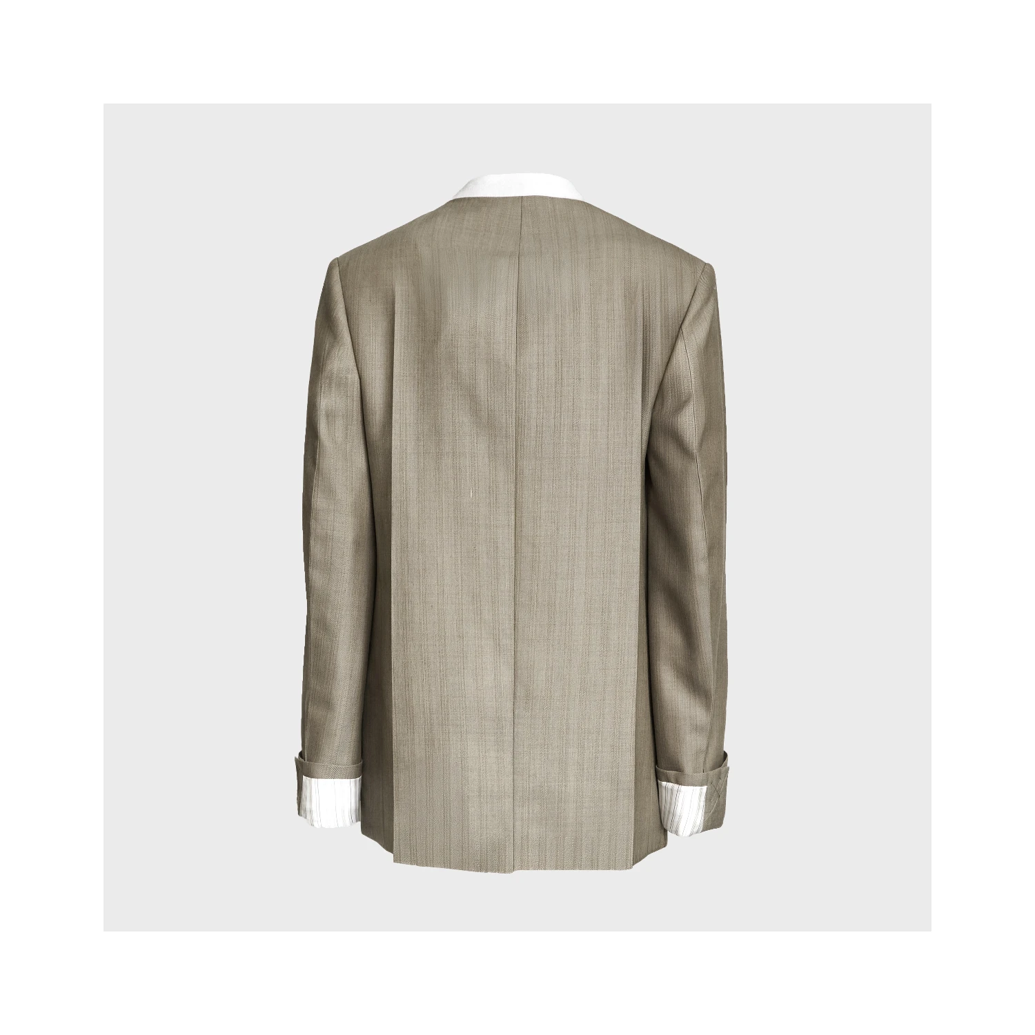 Collarless Jacket