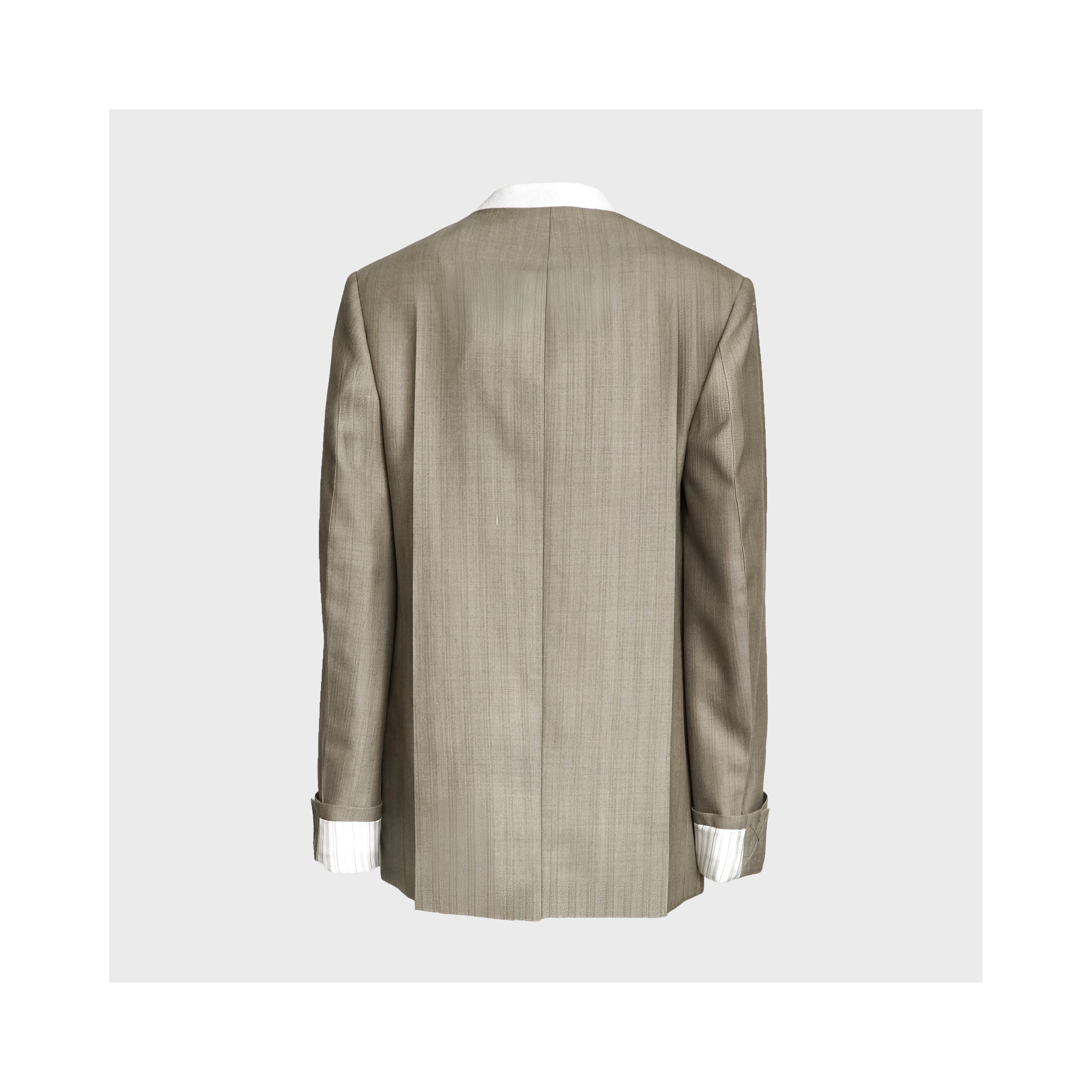 Collarless Jacket