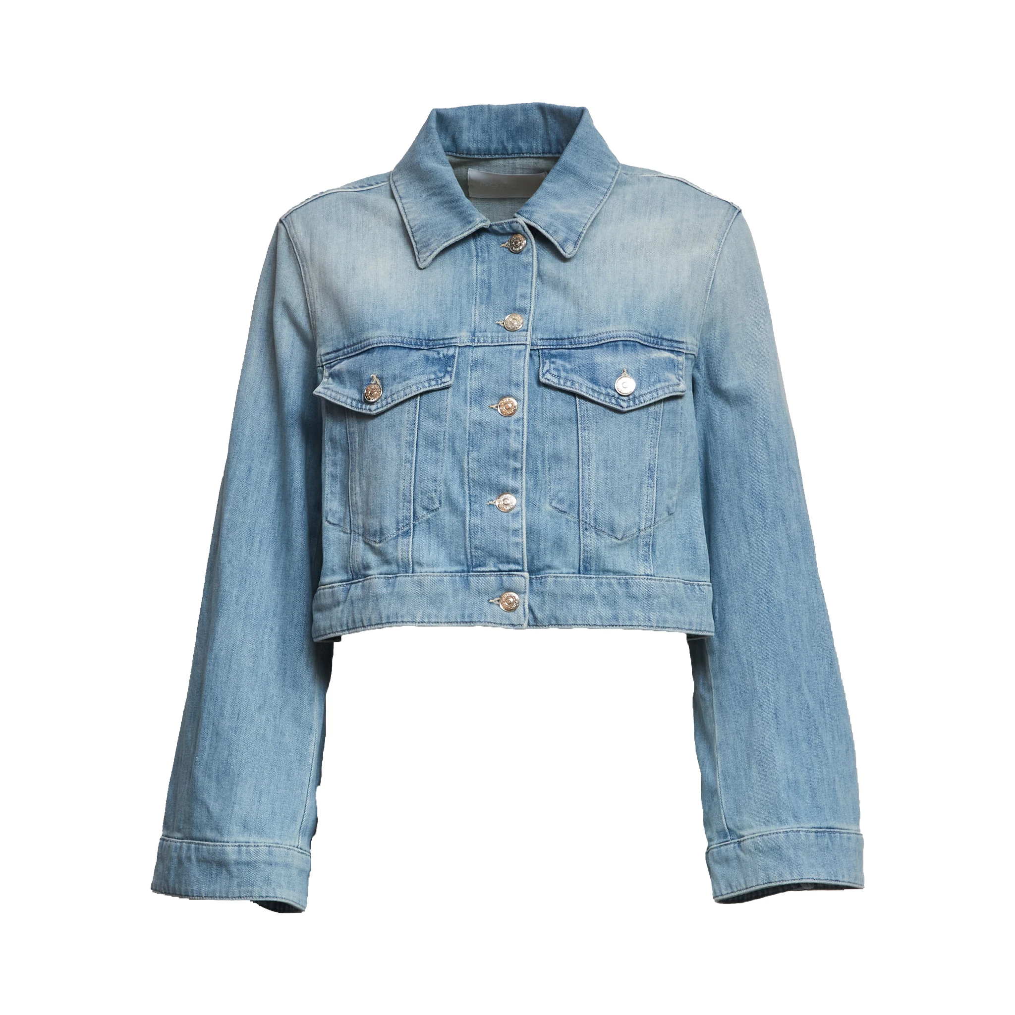 Giubbino Regular In Denim Stretch Blu 11 Oz