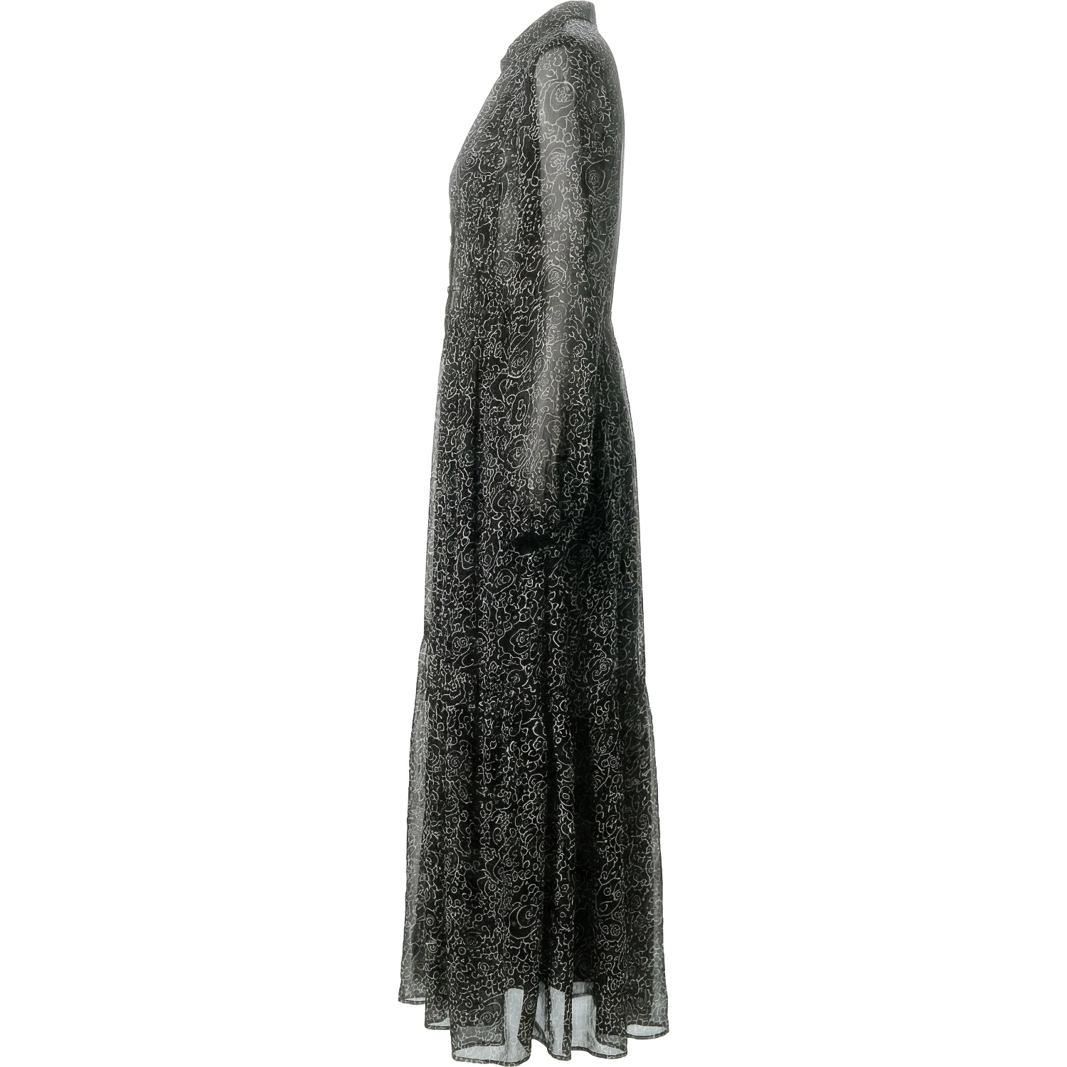 Briane Crinkled Chiffon Dress