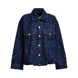 Gathered Jacket Indigo Soul