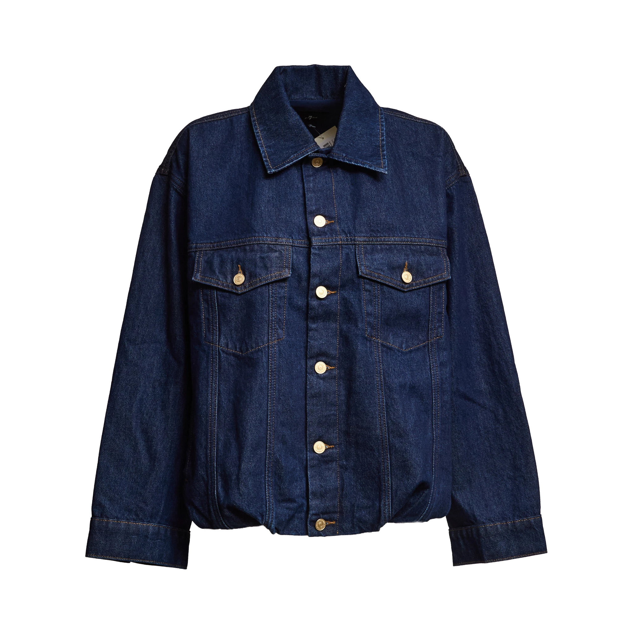 Gathered Jacket Indigo Soul