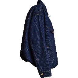 Gathered Jacket Indigo Soul