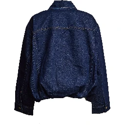 Gathered Jacket Indigo Soul