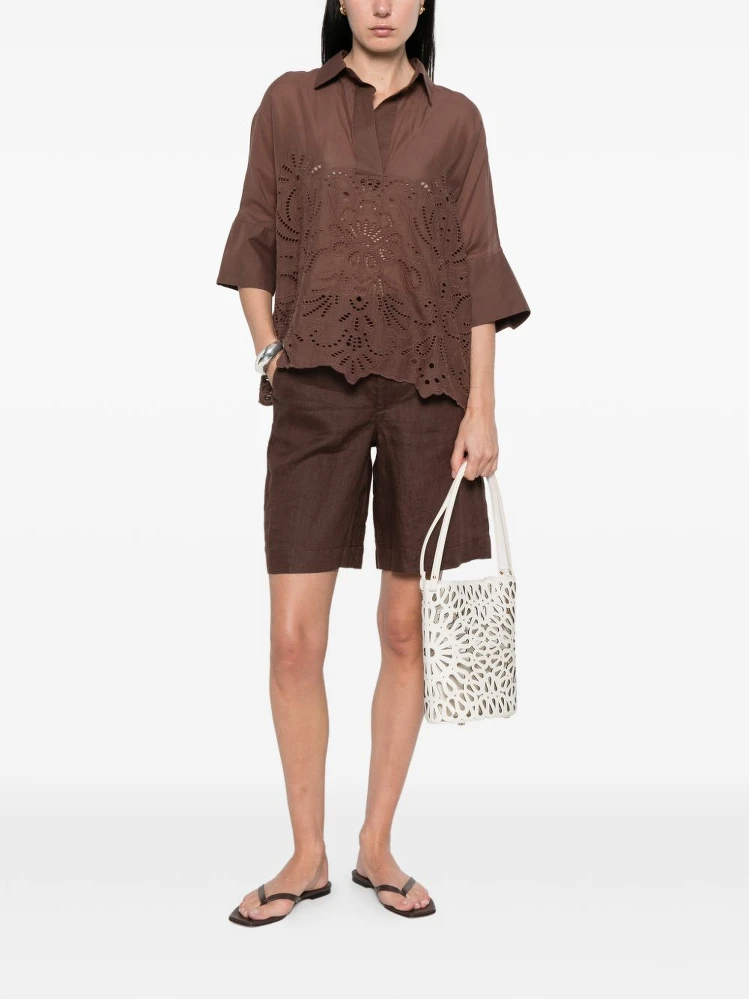 ERMANNO FIRENZE Shirts Brown alternative