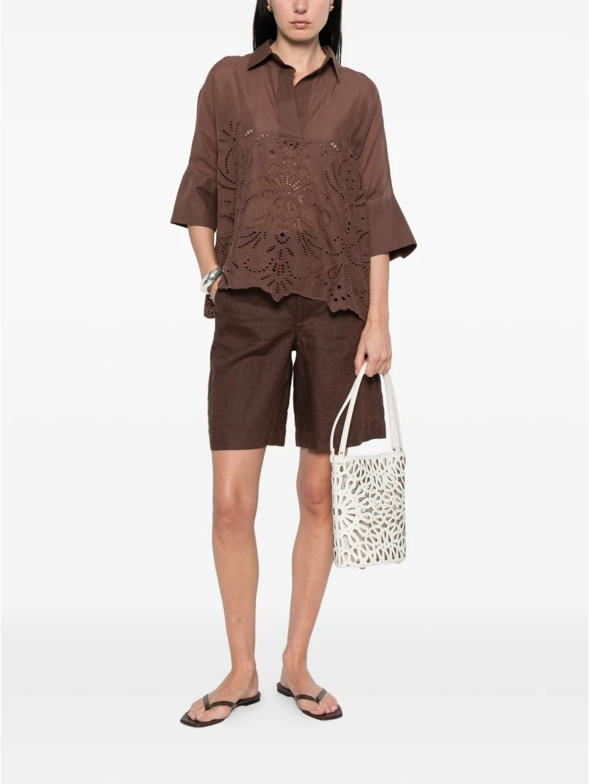 ERMANNO FIRENZE Shirts Brown