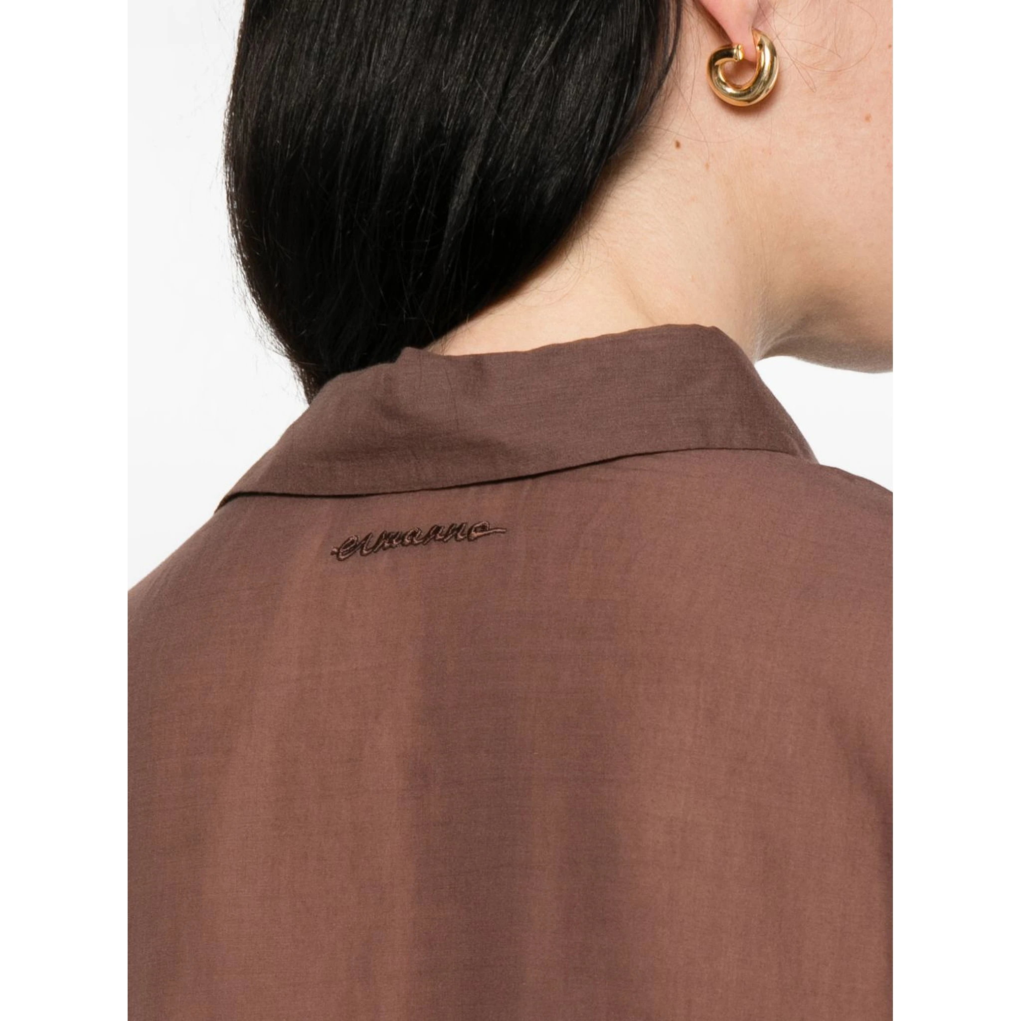 ERMANNO FIRENZE Shirts Brown