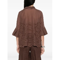 ERMANNO FIRENZE Shirts Brown