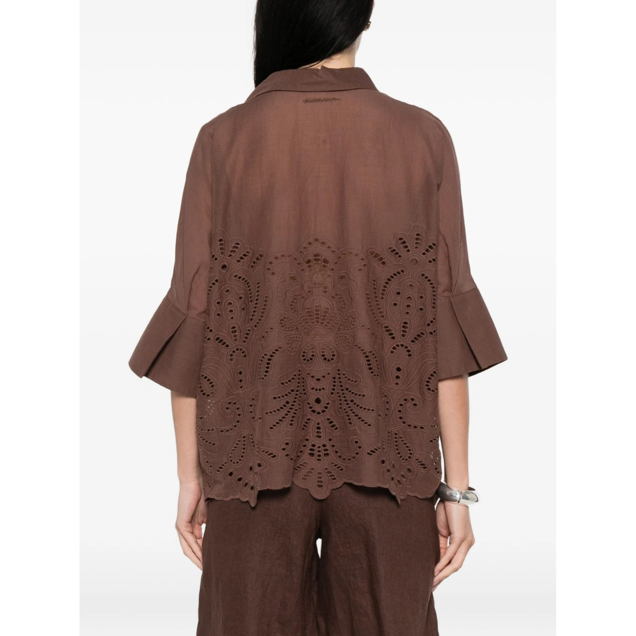 ERMANNO FIRENZE Shirts Brown