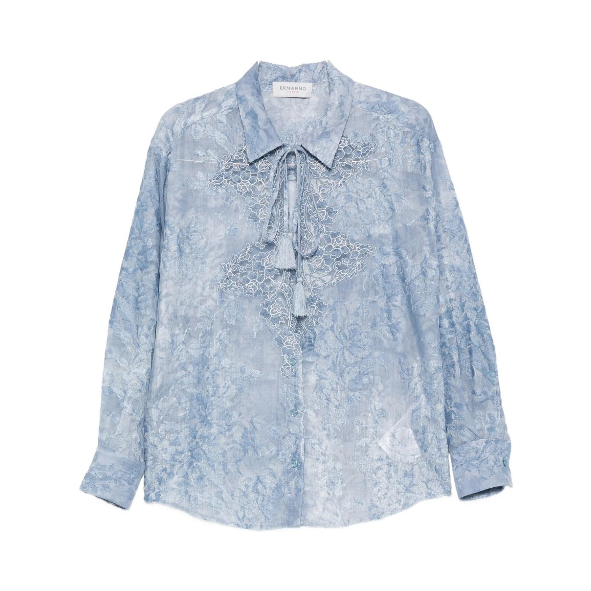 ERMANNO FIRENZE Shirts Blue