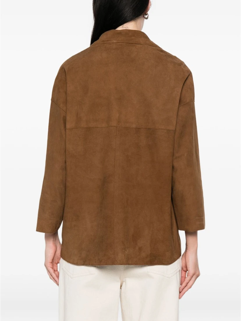 THE JACK AND JACKIE LEATHERS Jackets Brown