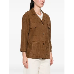 THE JACK AND JACKIE LEATHERS Jackets Brown