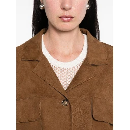 THE JACK AND JACKIE LEATHERS Jackets Brown