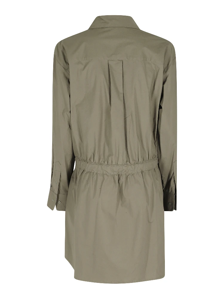 ABITO IN POPELINE CON CINTURA IN PELLE alternative