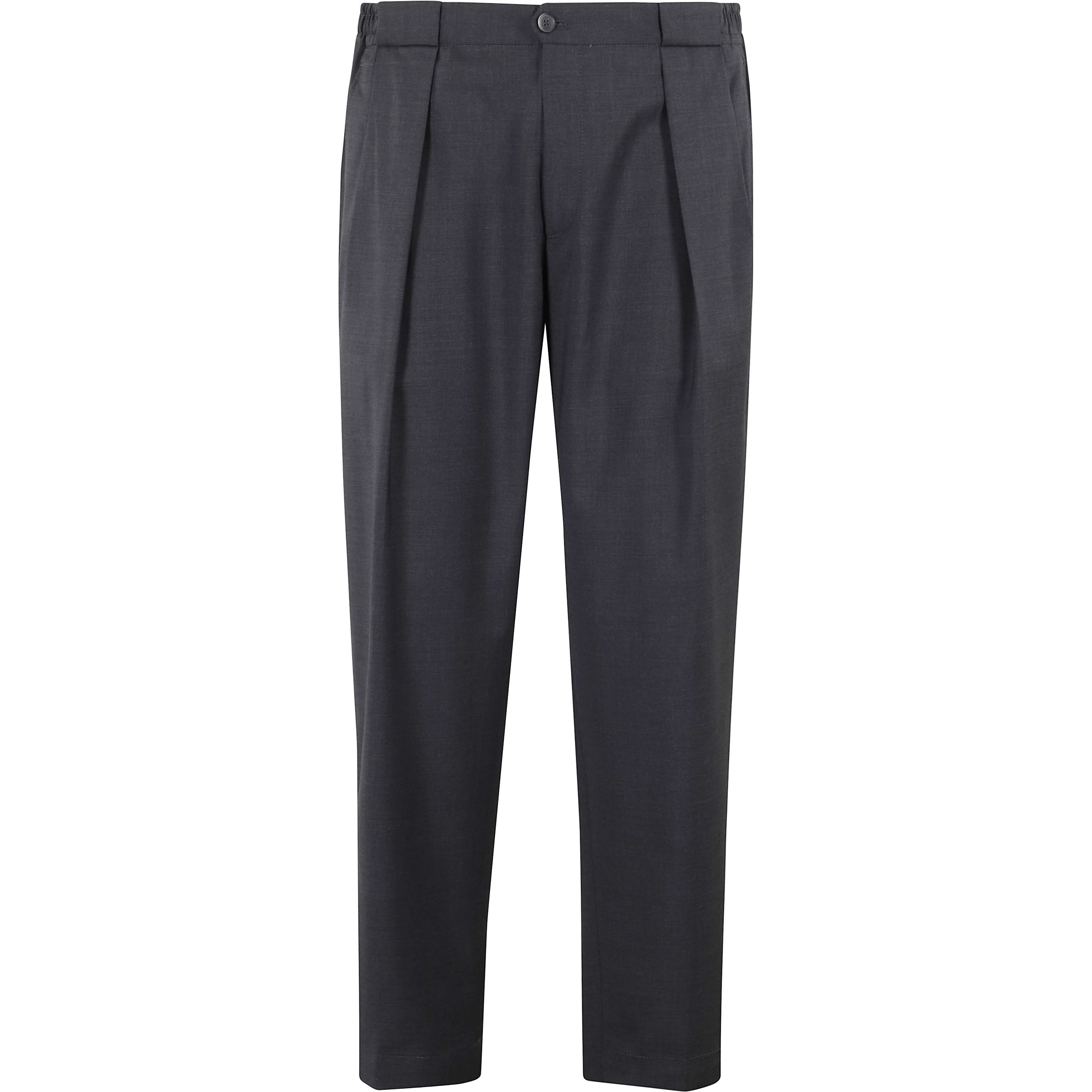 PANT DOPPIA PINCES LANA