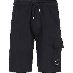 LIGHT FLEECE CARGO LENS SWEATSHORTS