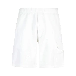 DIAGONAL RAISED FLEECE CARGO SWEATSHORTS