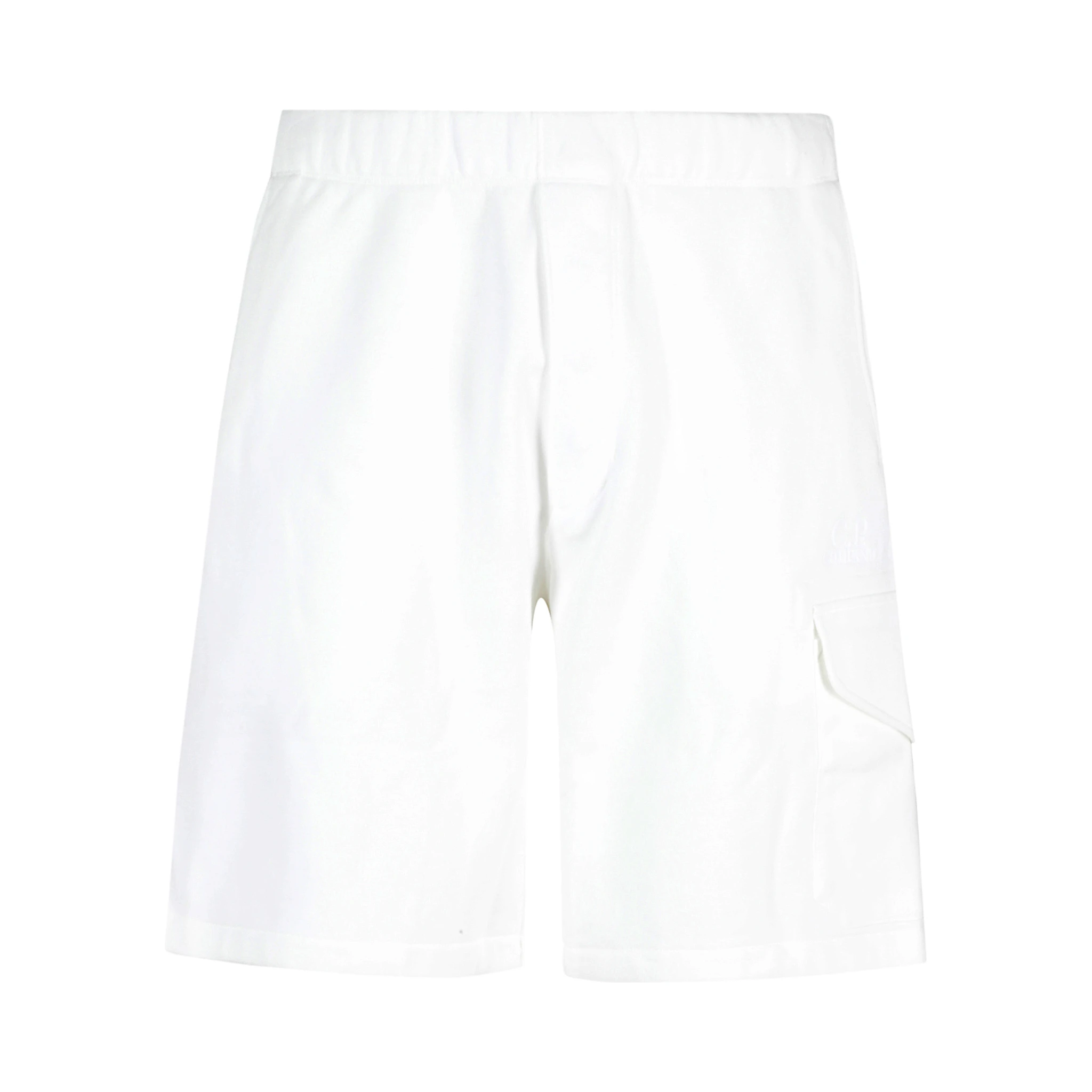 DIAGONAL RAISED FLEECE CARGO SWEATSHORTS