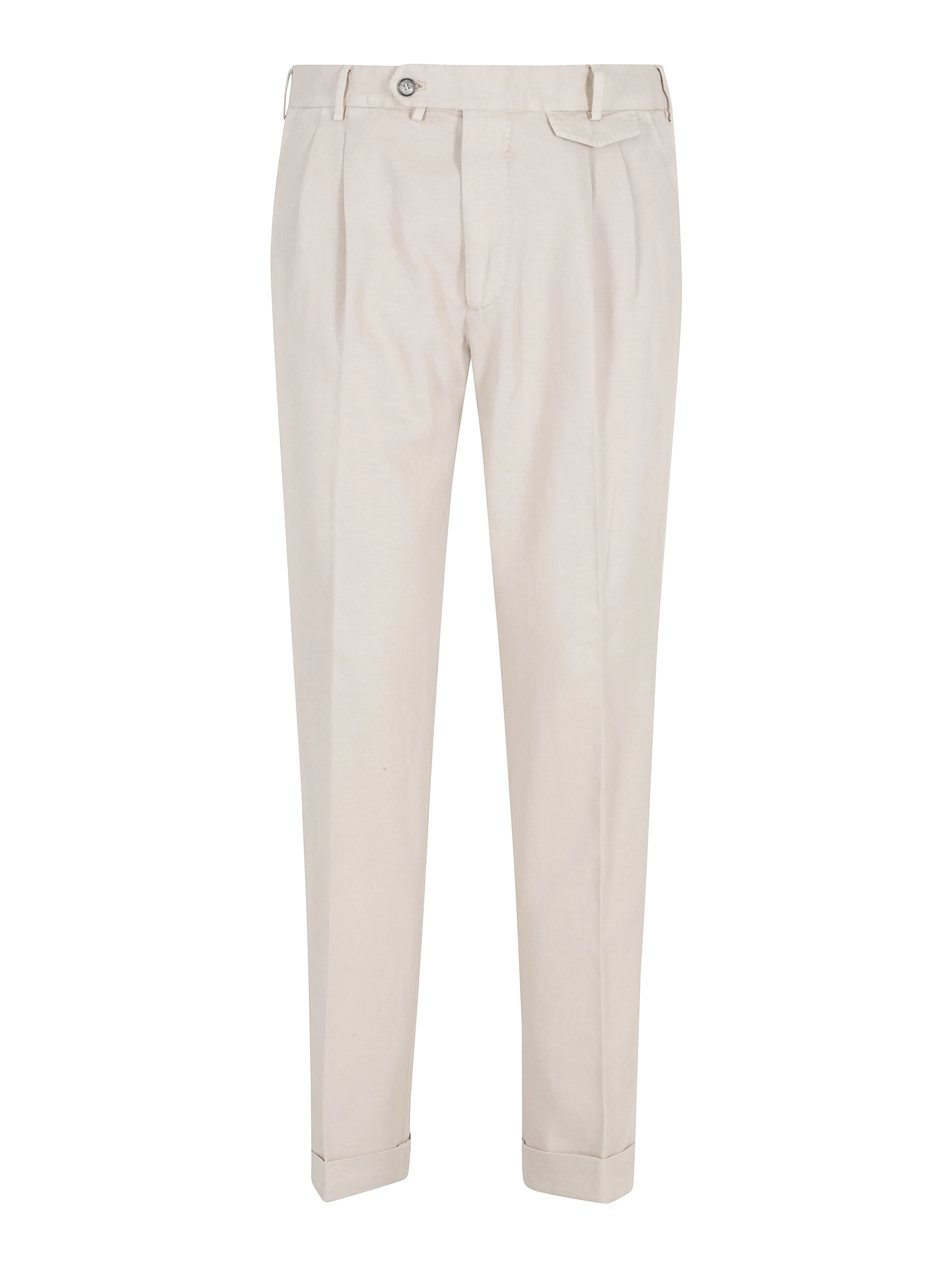 PANTALONE GABARDINA DOPPIO RITORTO IN ICE COTTON
