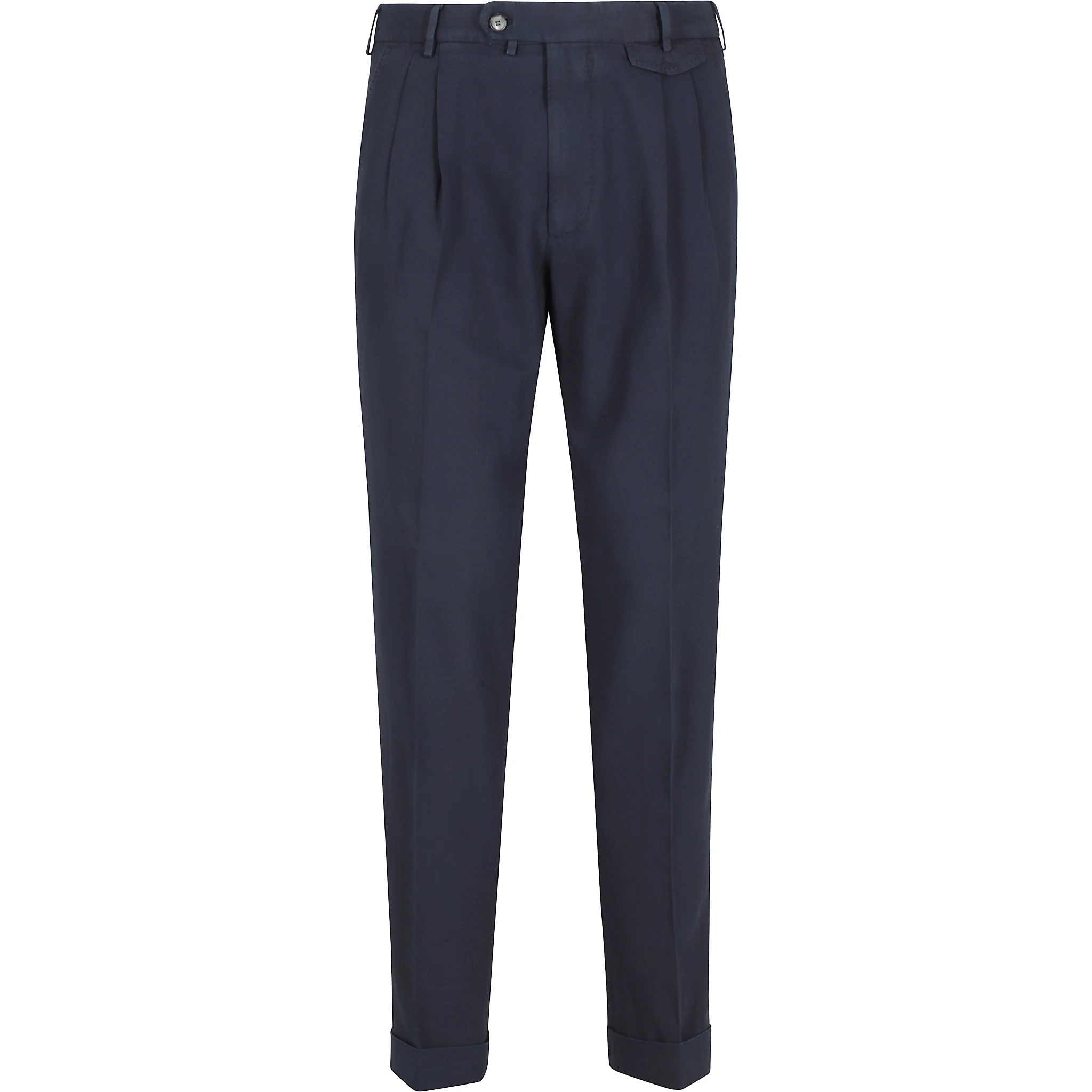 PANTALONE GABARDINA DOPPIO RITORTO IN ICE COTTON