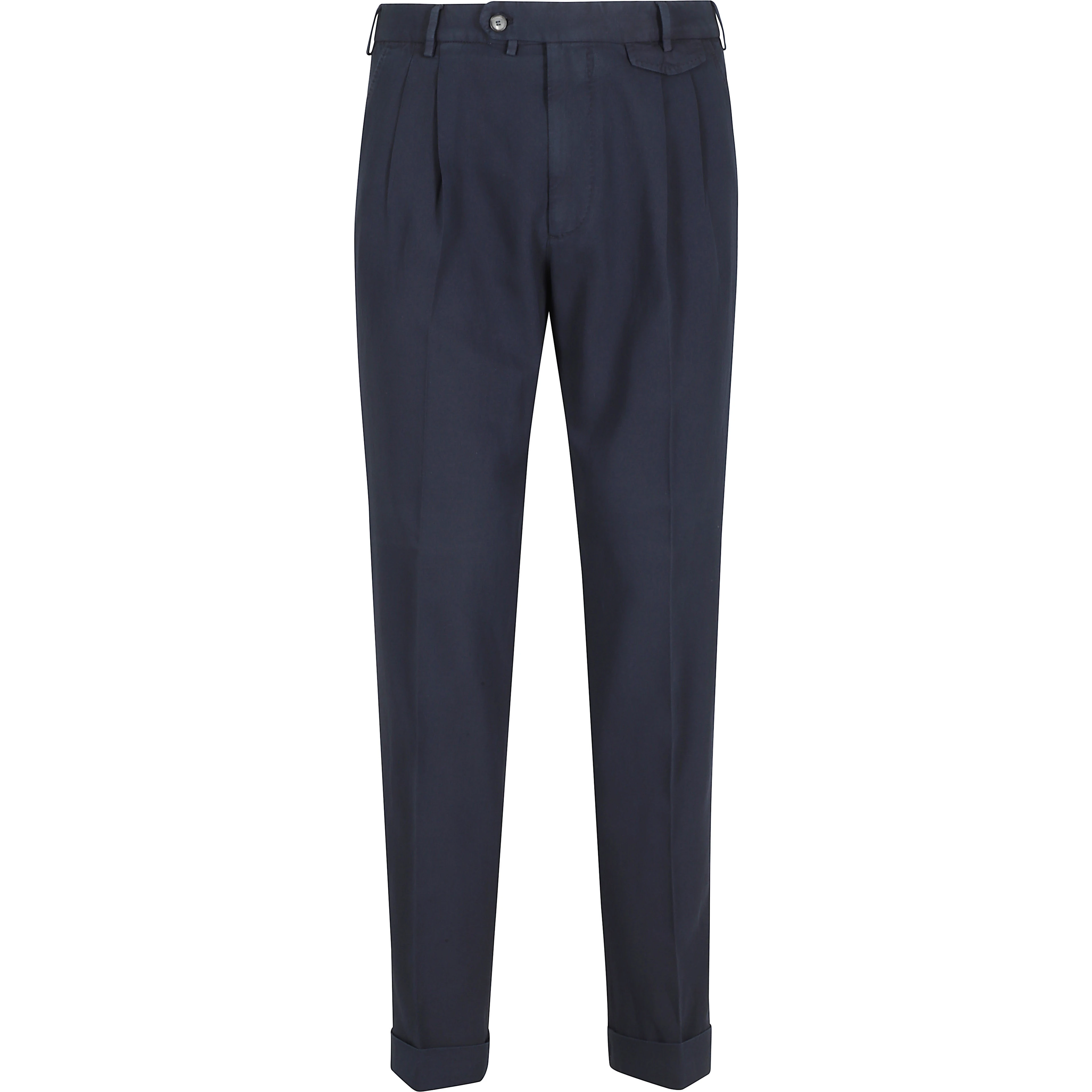 PANTALONE GABARDINA DOPPIO RITORTO IN ICE COTTON