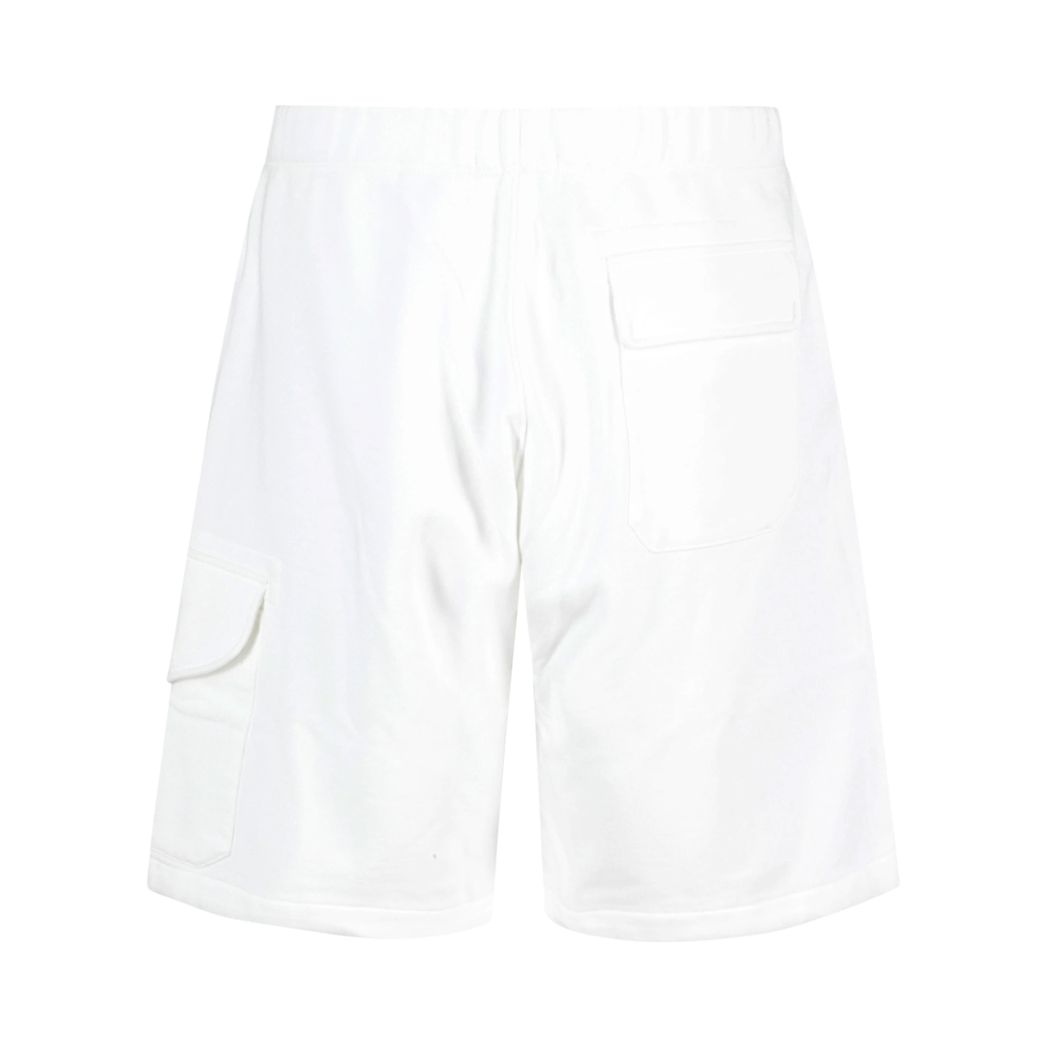 DIAGONAL RAISED FLEECE CARGO SWEATSHORTS