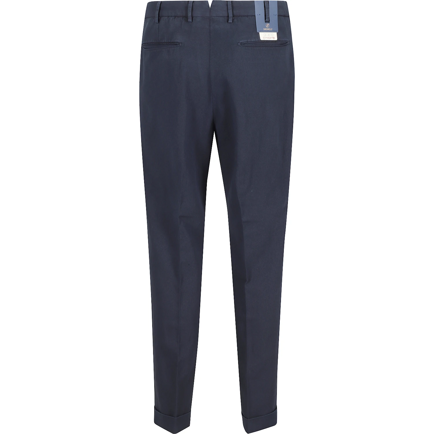 PANTALONE GABARDINA DOPPIO RITORTO IN ICE COTTON