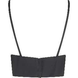 TOP  IN POPELINE SCOLLO V SPALLINE SOTTILI