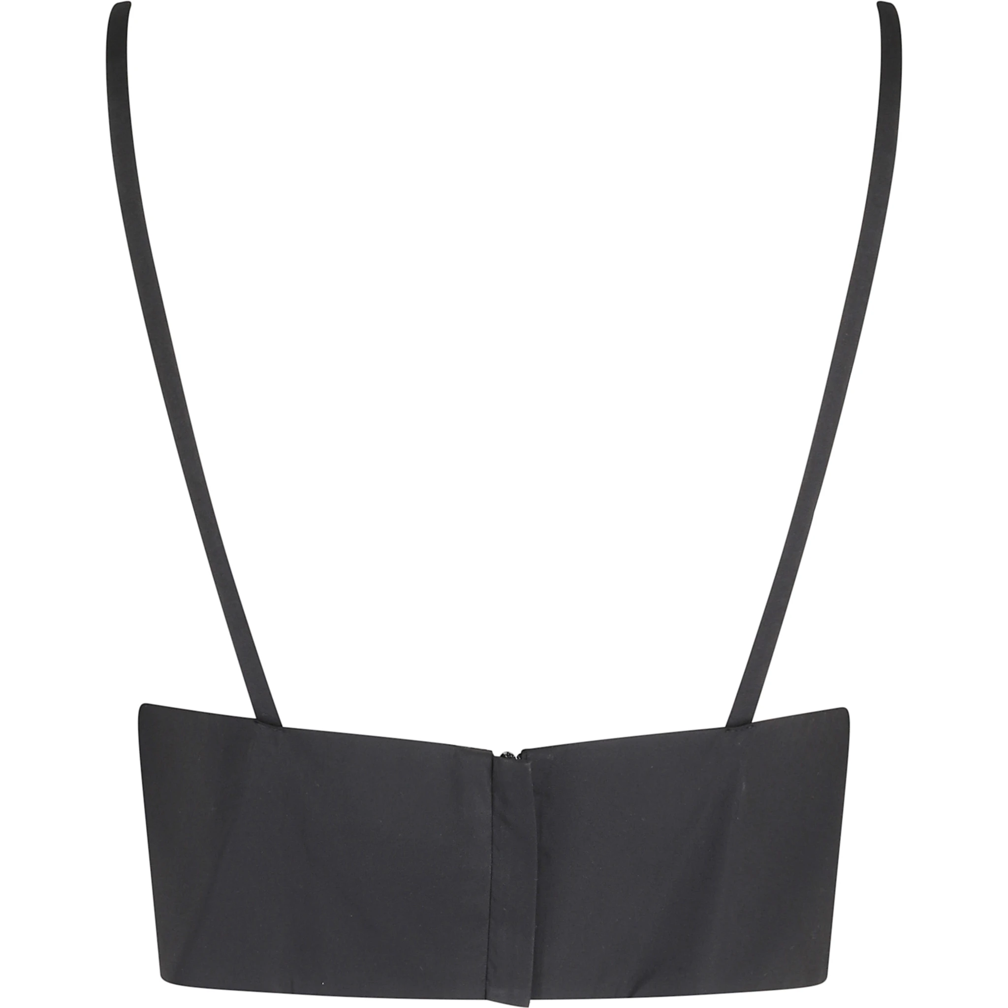 TOP  IN POPELINE SCOLLO V SPALLINE SOTTILI
