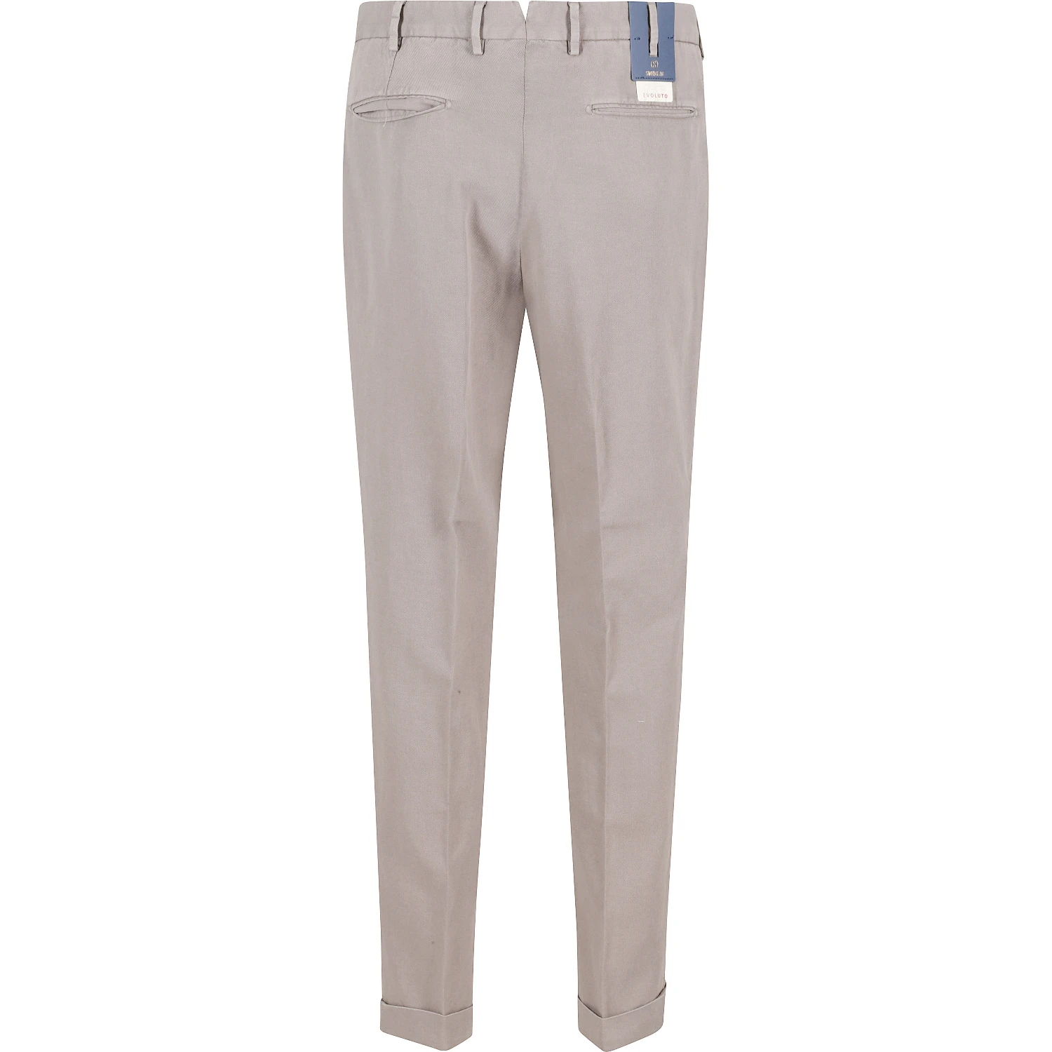 PANTALONE GABARDINA DOPPIO RITORTO IN ICE COTTON