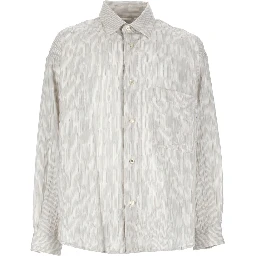 CAMICIA IN COTONE "CRINCKLE"