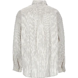 CAMICIA IN COTONE "CRINCKLE"