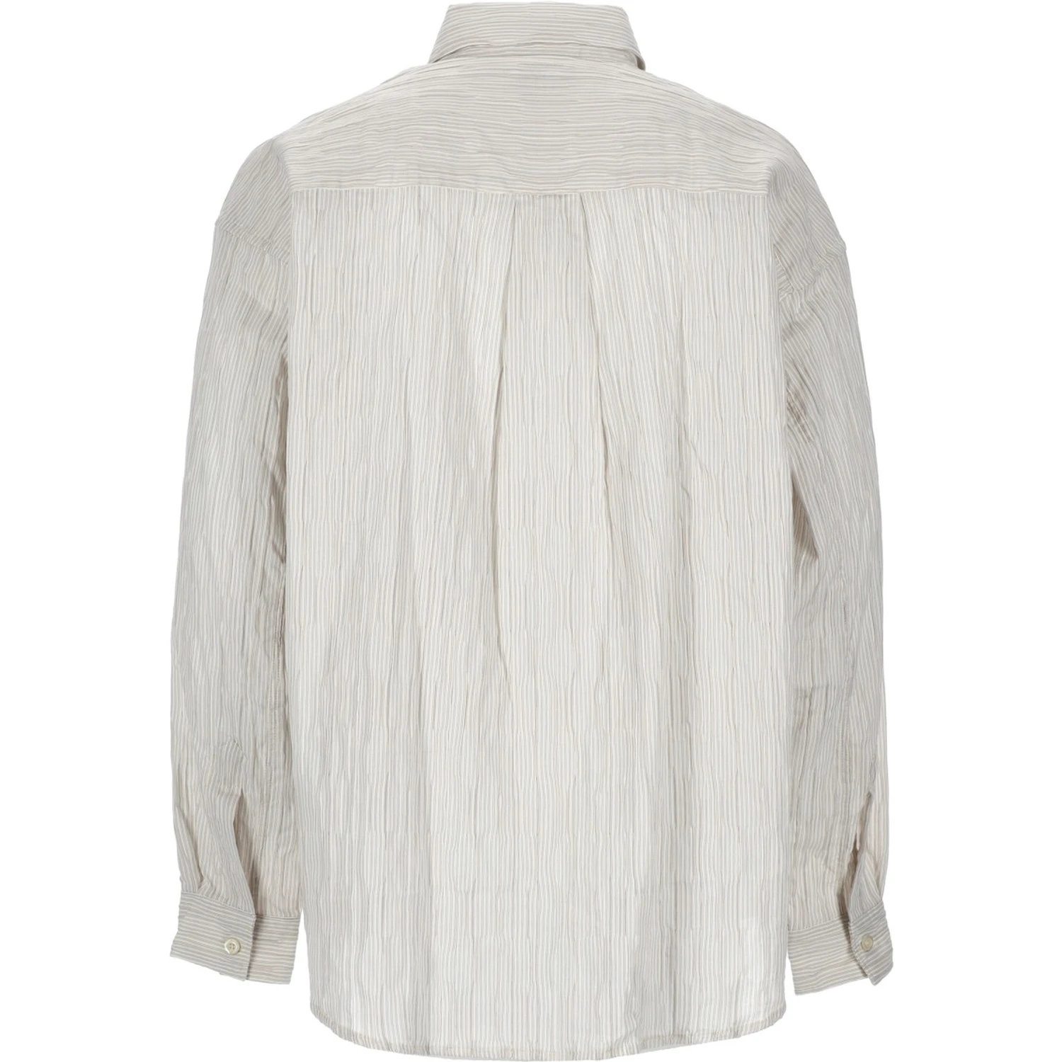 CAMICIA IN COTONE "CRINCKLE"