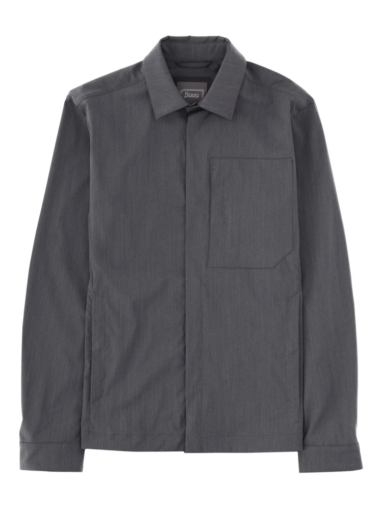 OVERSHIRT IN MISTO LANA