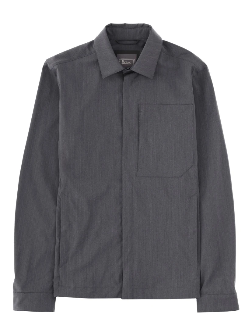 OVERSHIRT IN MISTO LANA