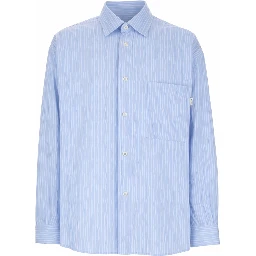 CAMICIA IN COTONE "CRINCKLE"