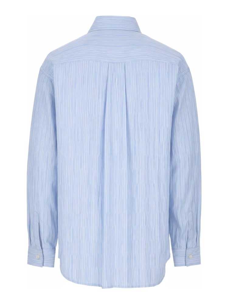 CAMICIA IN COTONE "CRINCKLE" alternative