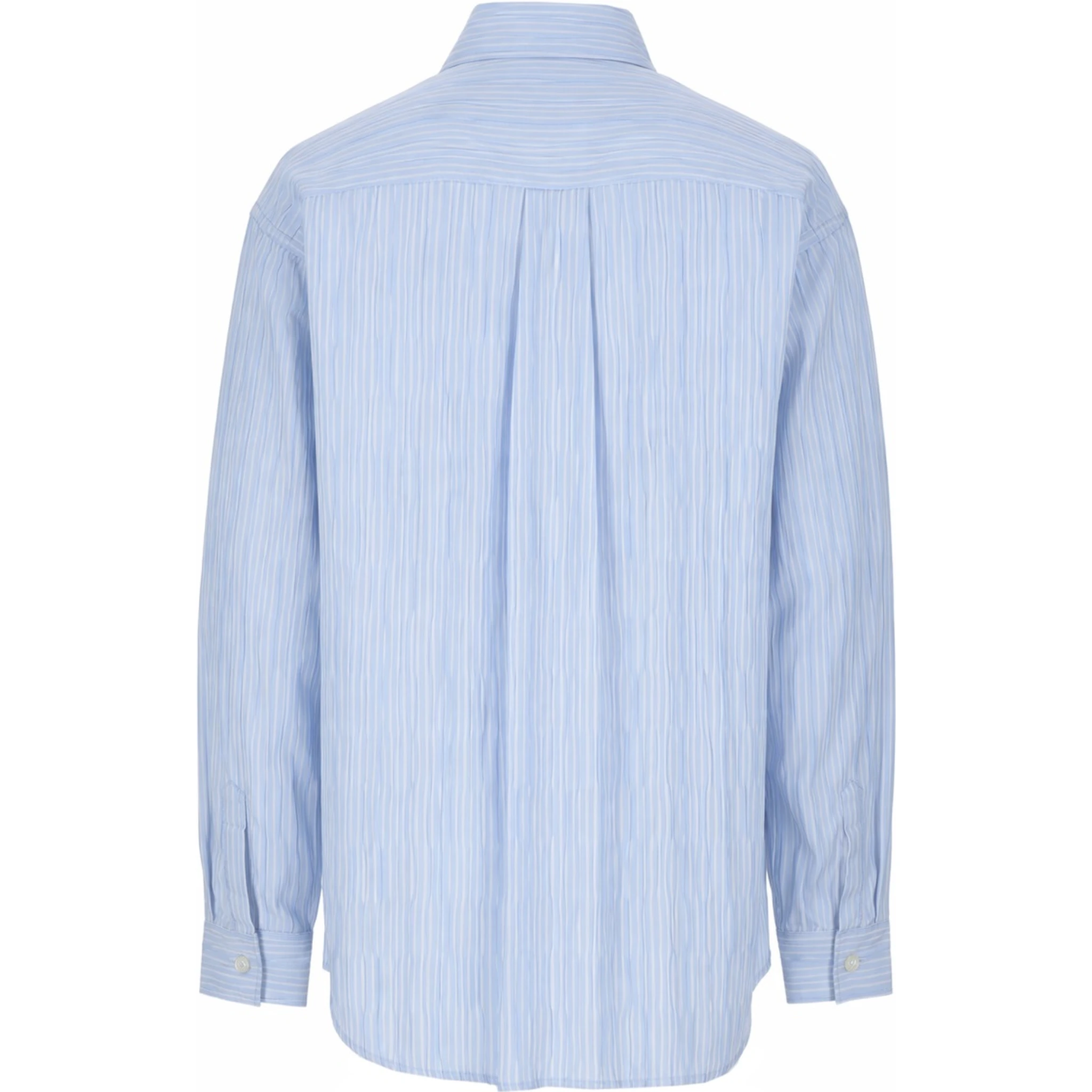 CAMICIA IN COTONE "CRINCKLE"