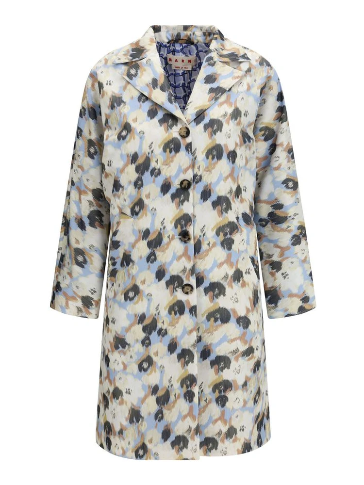 Multicolor Polyester Coat