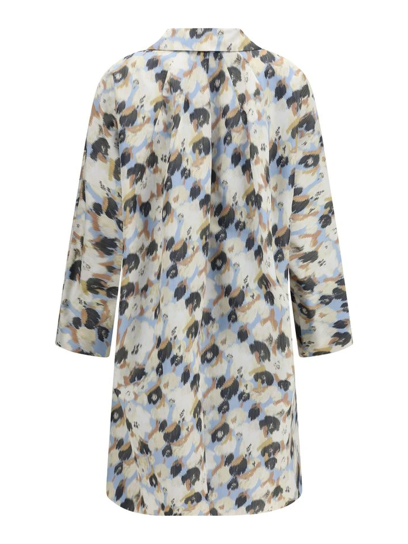 Multicolor Polyester Coat
