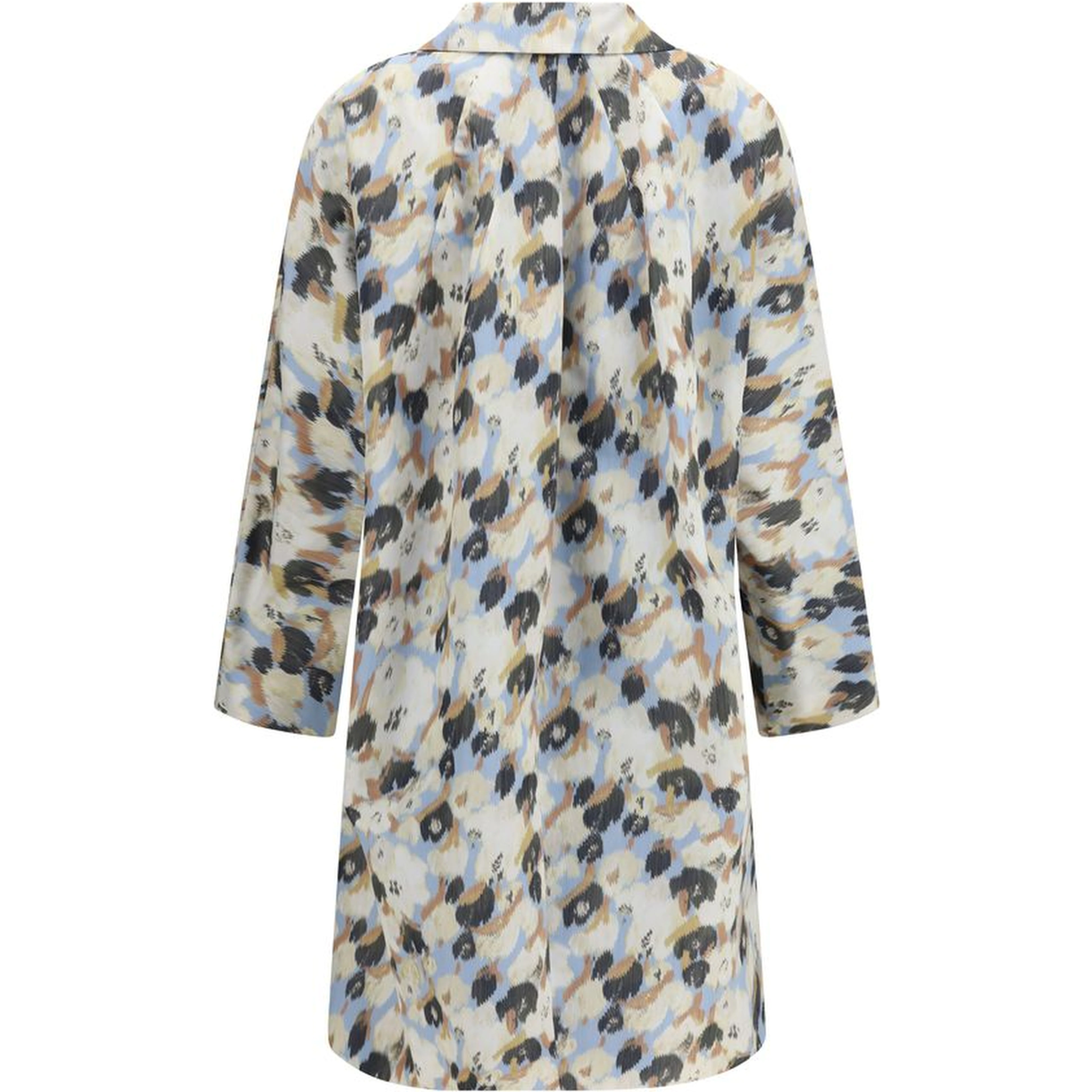 Multicolor Polyester Coat