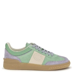 Multicolor Calf Leather Bos Taurus Low Top Sneakers