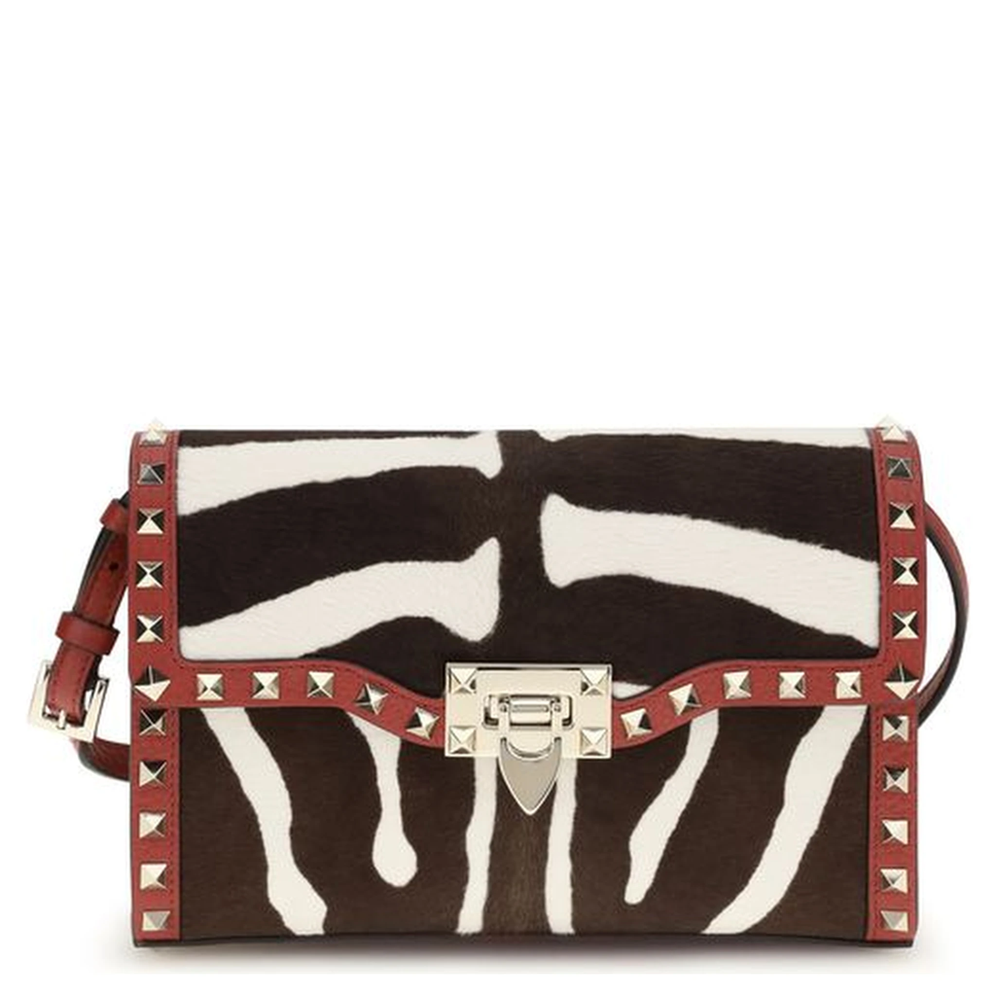 حقيبة كتف بوس توروس متعددة الألوان من جلد العجل