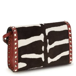 حقيبة كتف بوس توروس متعددة الألوان من جلد العجل