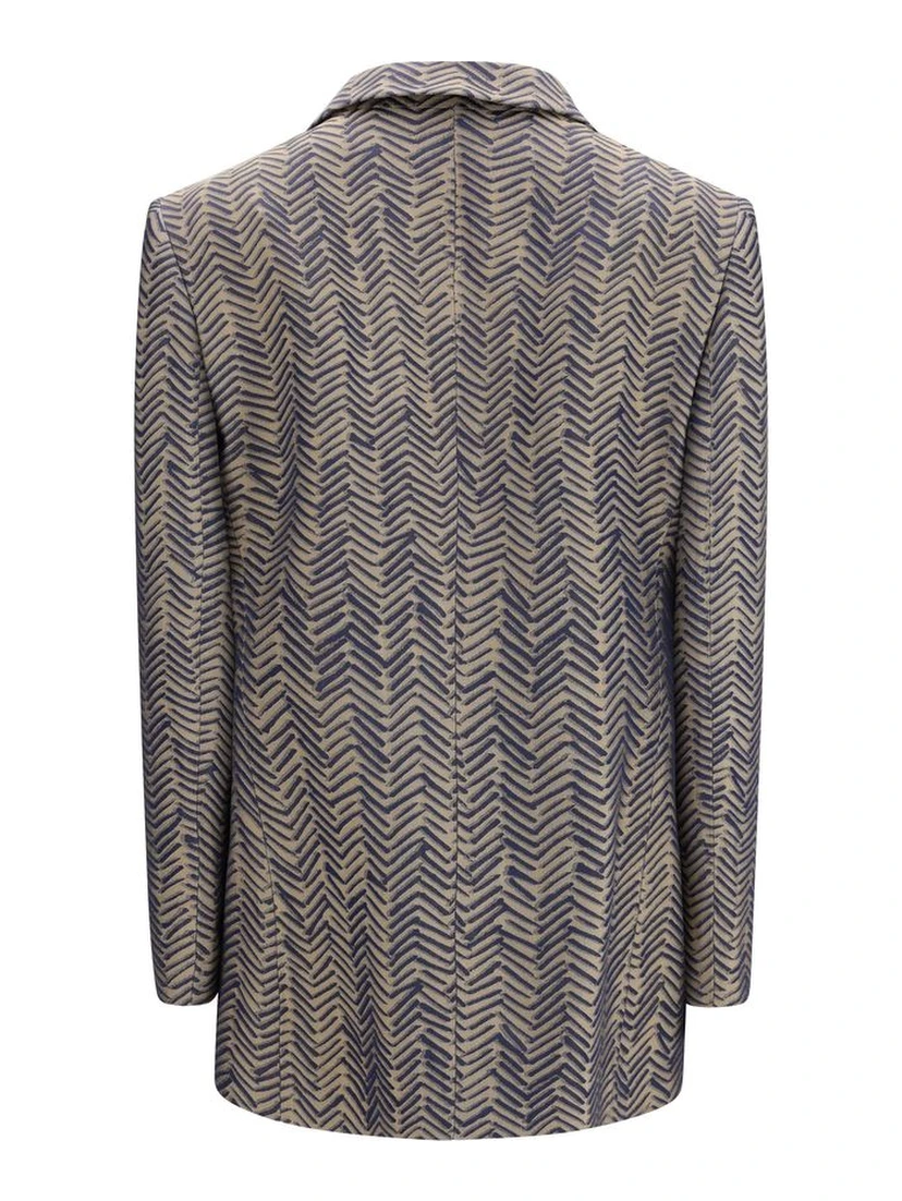 Beige Viscose Blazer
