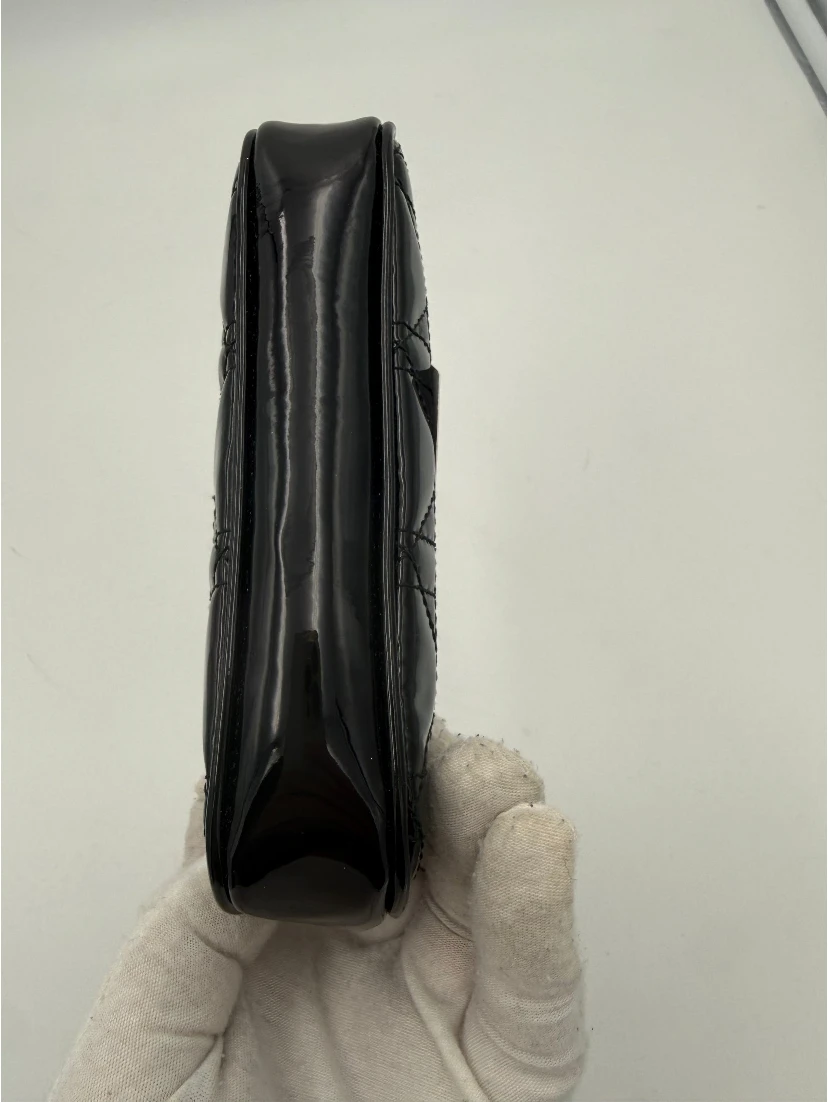 DIOR Lady Dior Cannage Patent Pouch