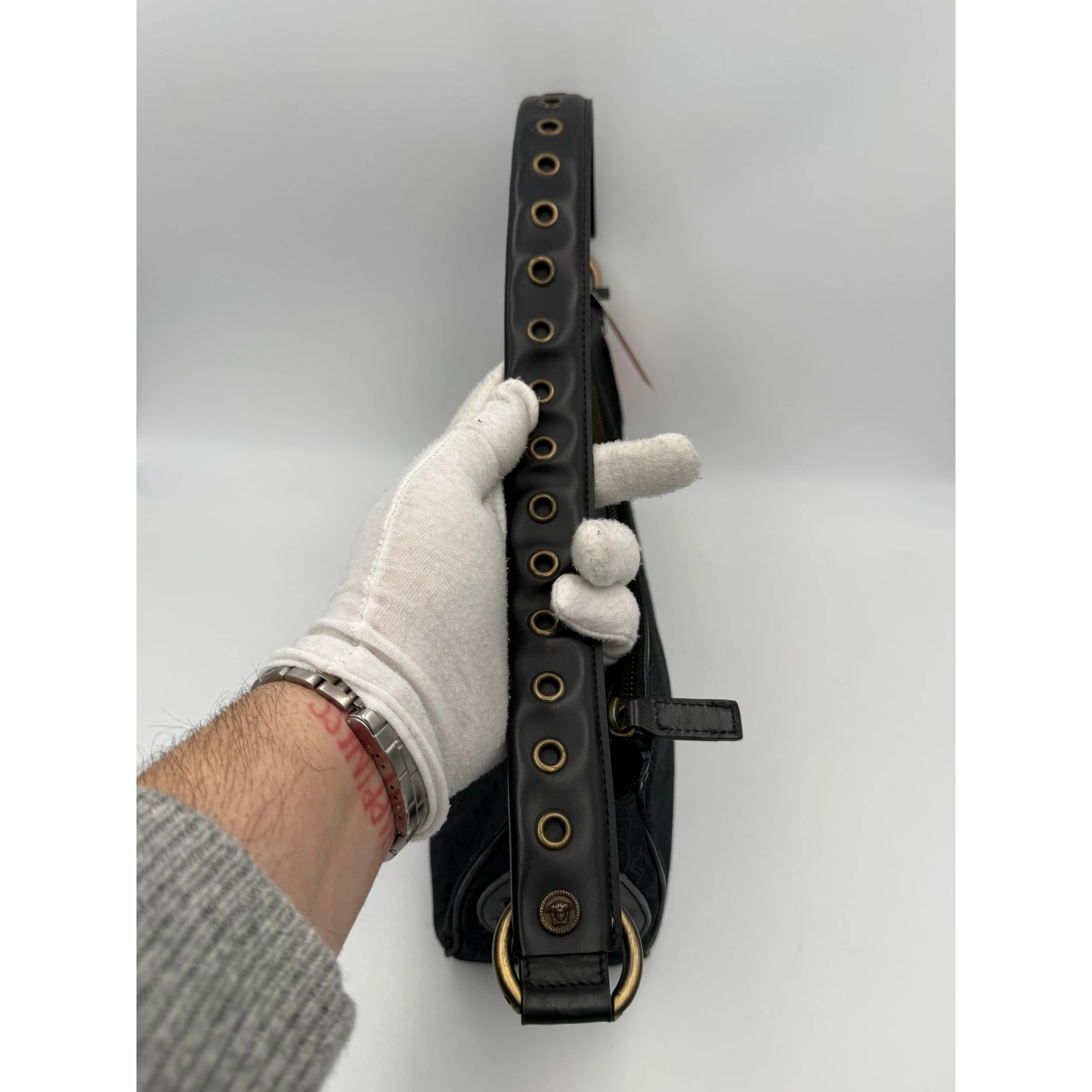 VERSACE Medusa Jacquard Shoulder Bag