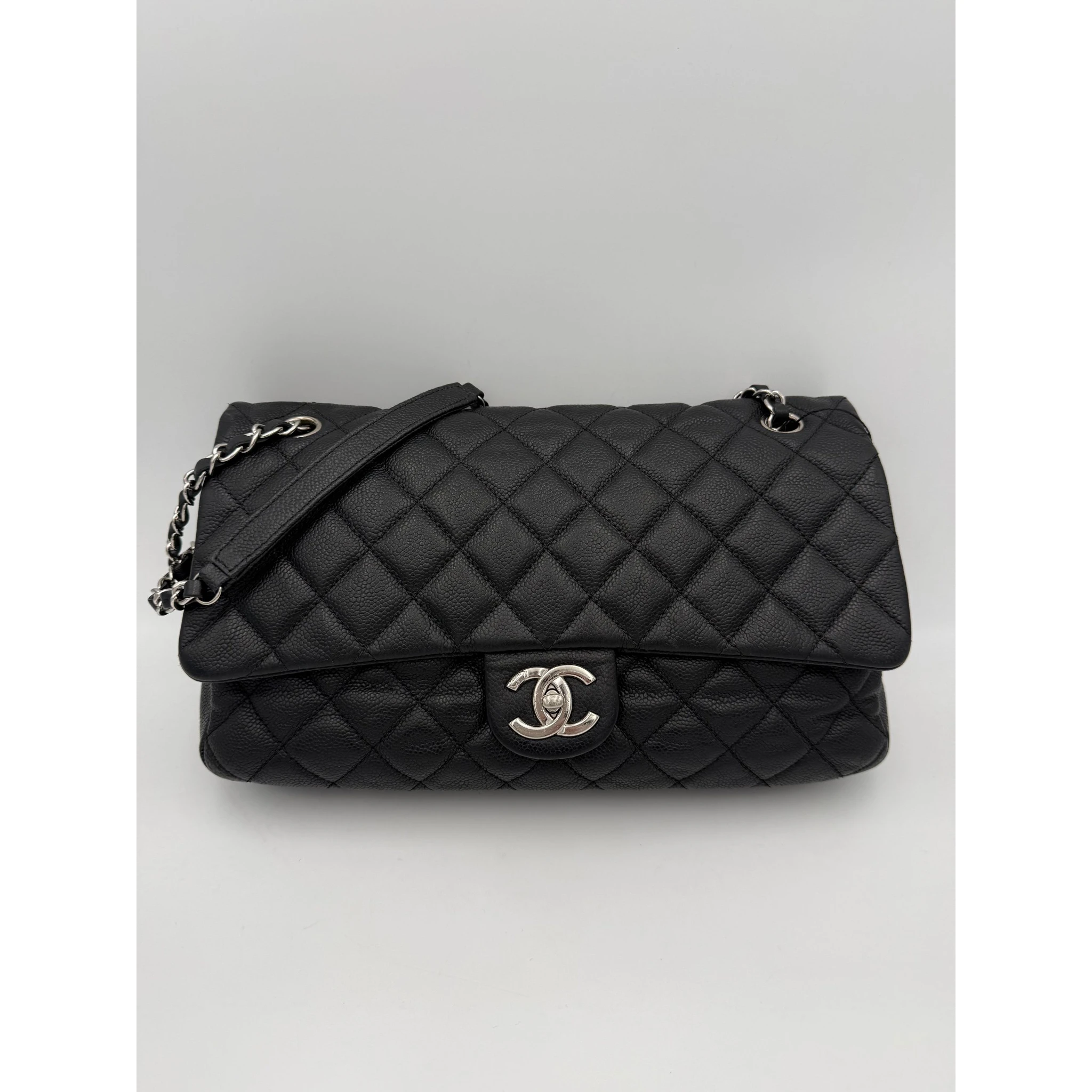 CHANEL Timeless Classique “ZIP FLAP BAG” Handbag